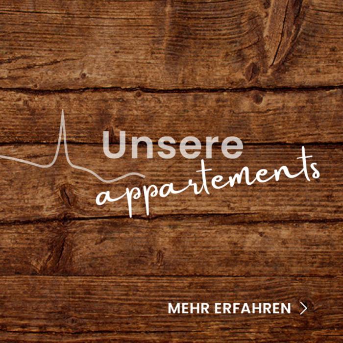 Dekorative Kachel mit Link zu den Appartments