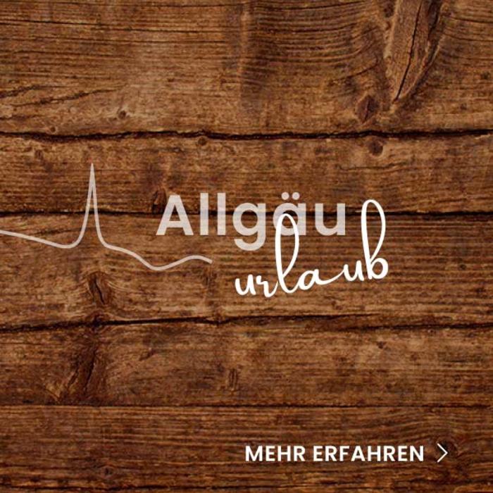 Dekoartive Kachel mit Link zum Allgäuurlaub